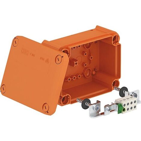 Kabelabzweigkasten FireBox T100E pastellorange - Maße 150 x 116 x 67 mm