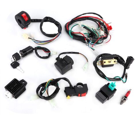 Kabelbaum Magnetspule Gleichrichter CDI Kit Passend für 50cc 70cc 110cc 125cc ATV Quad Bike