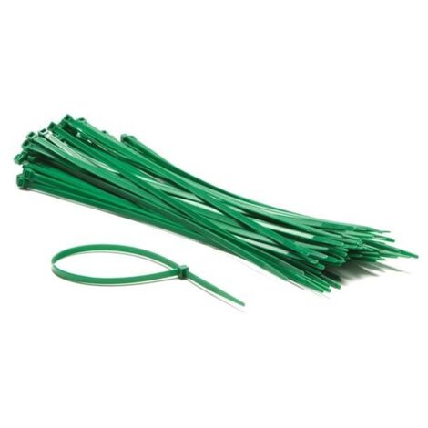 Kabelbinder aus Nylon – 4,8 x 300 mm – grün (300 Stück) PEREL ECTG300