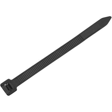 [Kabelbinder] Hochleistungs-Kabelbinder aus selbstsicherndem Nylon für Rohrleitungen, 100 Stück, 5 x 300 mm (0,2 x 11,8 Zoll), Schwarz, PA66, schwer entflammbar
