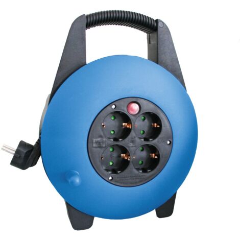 Kabelbox Kabeltrommel 15m 230V H05VV-F 3G1,5 IP20
