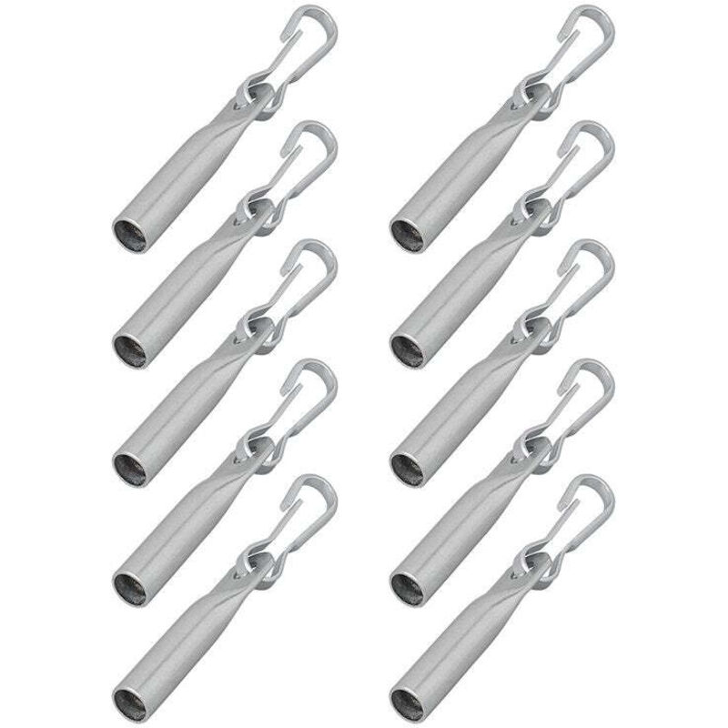 Mobilibrico Kabelendverschluss 8 Mm Mit Simplex Haken - Set A 10 Stuck