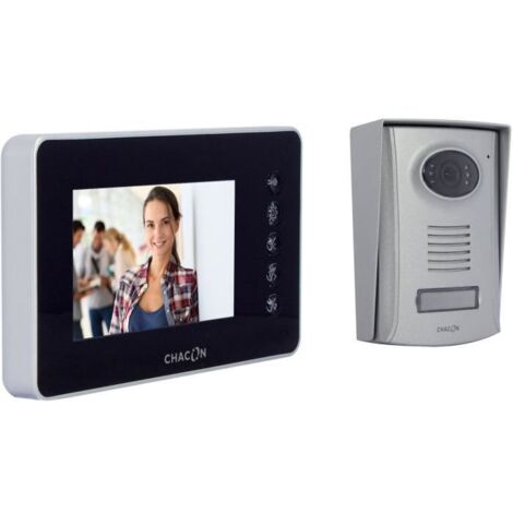 Kabelgebundenes Videotelefon mit 4,3 Zoll Display – Schwarz