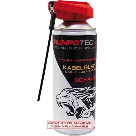 Kabelgleitmittel RUNPOTEC Schaum 400 ml