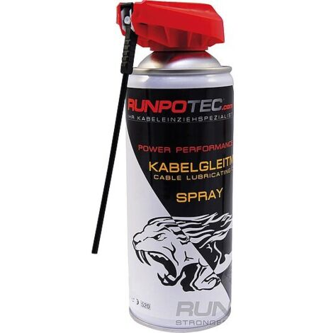 Kabelgleitmittel RUNPOTEC Spray 400 ml