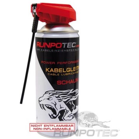Kabelgleitmittel Schaum 400ml Runpotec