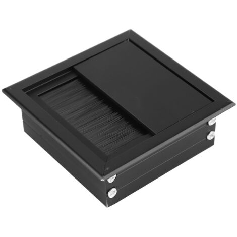 Kabelkanal aus Aluminiumlegierung mit Bürste zur Kabelführung – 2er-Pack