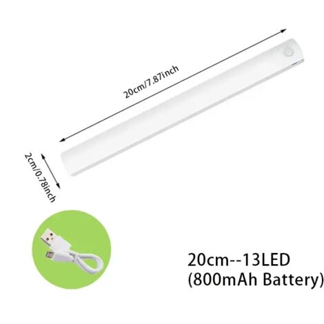 Kabellose LED-Lampe mit Bewegungssensor, dekorative Innenleuchte, ideal für Schlafzimmer, Kleiderschrank, Treppenhaus oder Flur