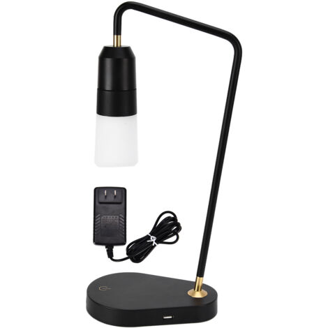 Kabellose magnetische Schreibtischlampe mit USB-Ladegerät, LED-Arbeitsleuchte für Schlafzimmer und Büro, 100–240 V