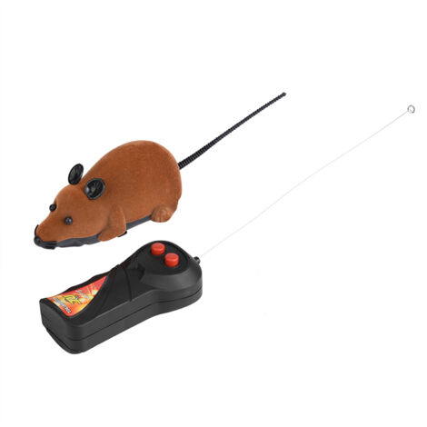 Kabellose Maus für Katzen und Hunde, interaktives Haustierspielzeug, originelles Geschenk für Tierbesitzer