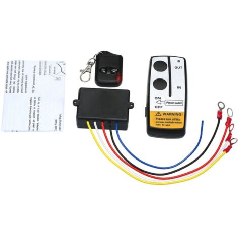 ONTWAY Kabellose Seilwinden-Fernbedienung 12 V/15 A für Jeep ATV LKW Seilwinde, Modell: 13