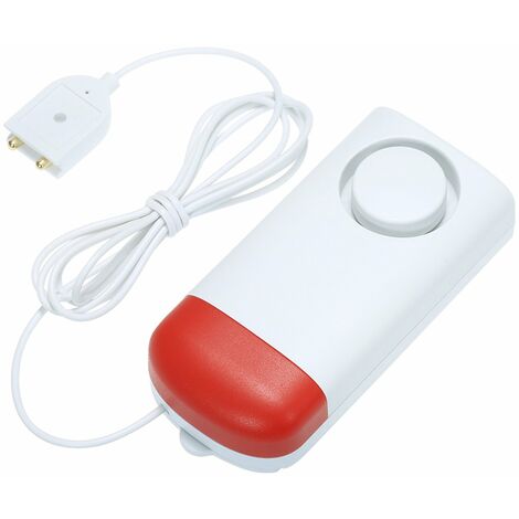 Home Security Wasserlecksensor Hochwasserstand Überlaufalarm Melder Tonwarnung 