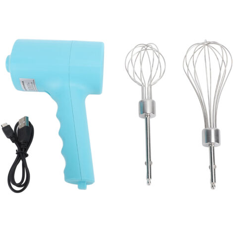 Kabelloser elektrischer Handmixer, USB-Eierquirl aus Edelstahl für Sahne und Dressings