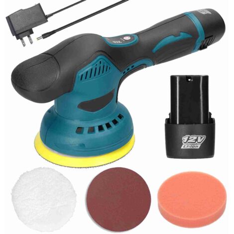 Kabelloser Exzenter-Autopolierer, 8 Geschwindigkeitsstufen, einstellbare elektrische automatische Poliermaschine, multifunktionale Metallhaarentfernung, Holzschleifen.