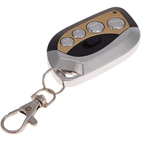 Kabelloser Fernbedienungs-Duplikator, 433,92 MHz, universelles elektrisches Klonen, Garagentor-Fernbedienungs-Duplikator, Schlüsselanhänger (GV608, Gold)