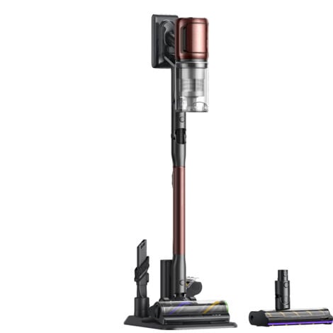 Kabelloser Staubsauger DREAME V30, 330 AW Saugkraft, 30kPa, Kantenreinigung 0 mm, ohne Verheddern, fur Hochflor-Teppiche und Hartboden, entfernt Tierhaare, 90 Minuten maximale Laufzeit, Filterung 99,9