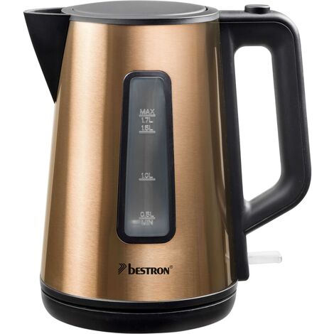 Kabelloser Wasserkocher Copper Collection AWK1000CO 1,7 L Bestron - Braun