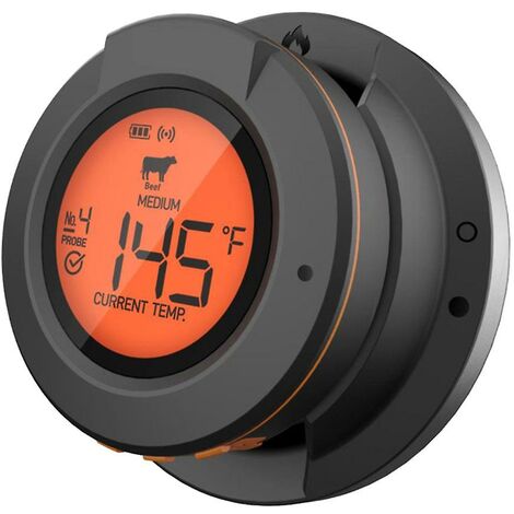 JINLEFU Kabelloses Bluetooth-Grill-Elektronik-Smart-Thermometer für die Küche, Lebensmittel-Grillthermometer
