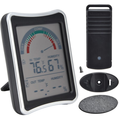 Kabelloses digitales Innenthermometer mit Hygrometer -50 °C bis 70 °C, 20 % bis 99 % relative Luftfeuchtigkeit