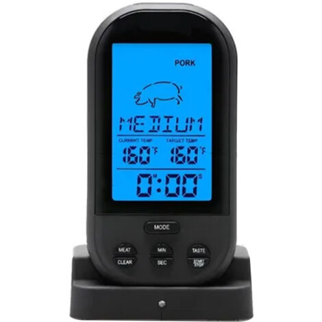 Kabelloses digitales Thermometer mit Sonde zum Kochen und Grillen von Fleisch – ProCook Elite Modell