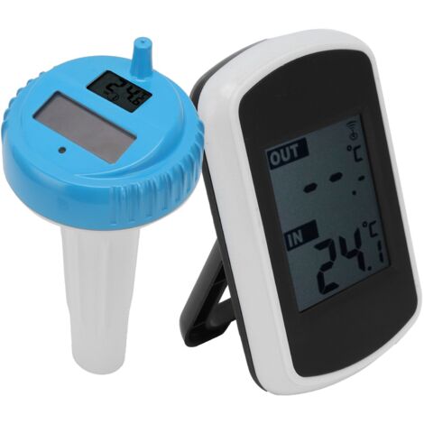 Kabelloses, schwimmendes Solarthermometer für Schwimmbäder, wasserdichter Temperaturmonitor