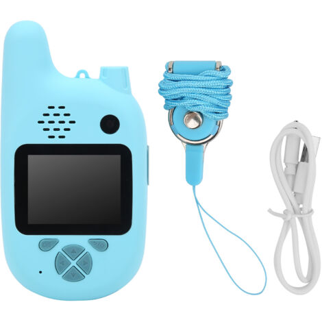 Kabelloses Walkie-Talkie für Kinder mit 720P-Kamera, Mini-Digitalcamcorder, Geschenkspielzeug und MP3-Player