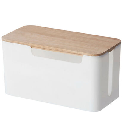 Kabelmanagementbox für den Schreibtisch – Kabelorganisator für Zuhause, Büro und Küche
