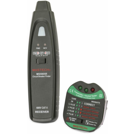 Kabelprüfer und Sicherungsfinder MASTECH MS5905RTD