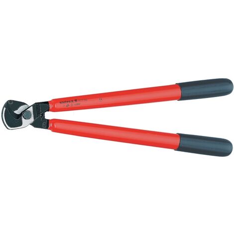 Kabelschere L.500mm Kopf pol.VDE tauchisol.KNIPEX