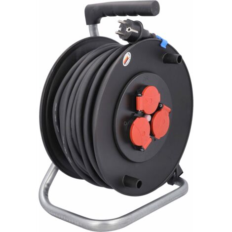 Kabeltrommel 25 m 3fach Außenbereich IP44 H07RN-F 3G2,5