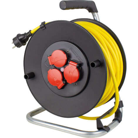 Kabeltrommel 33 m 3fach Außenbereich IP44 AT-N07V3V3-F 3G2,5
