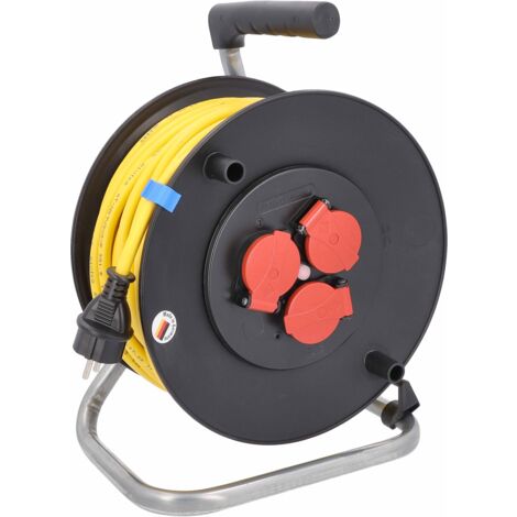 Kabeltrommel 40 m 3fach Außenbereich IP44 AT-N07V3V3-F 3G1,5