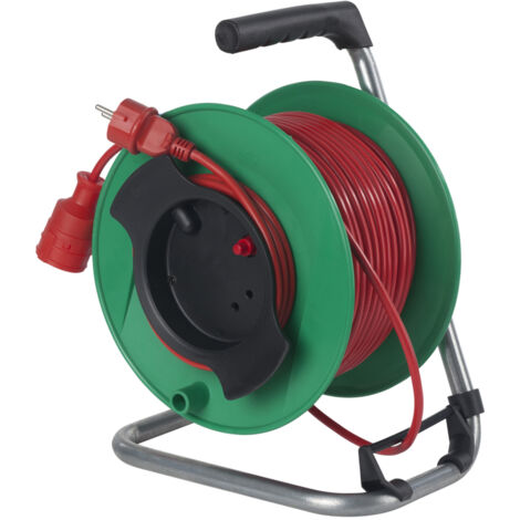 Kabeltrommel Gartengeräte 50 m IP20 H05VV-F 3G1,5