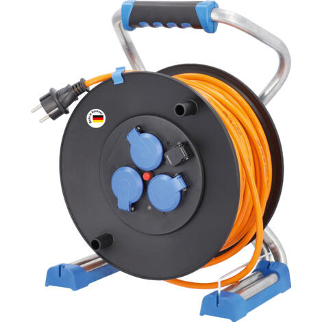 Kabeltrommel mit USB, Spannungsanzeige 40m H07BQ-F 3G2,5 IP44