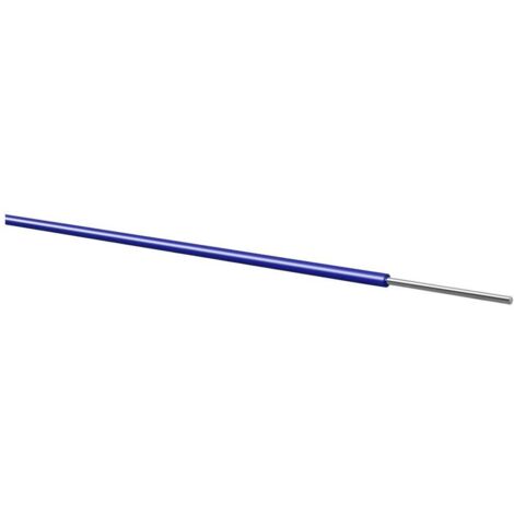 Kabeltronik 070103007 Fil de cuivre Yv 1 x 0.07 mm² bleu 100 m Q518493