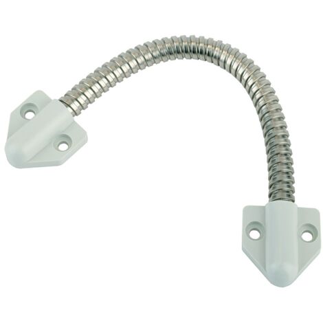 Kabelübergang 10318 für Kabel bis 7 mm, 300 mm, Konsole grau, Messing vernickelt