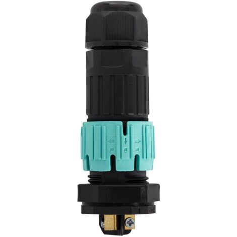 Kabelverbinder für Abzweigdose 3-Pin 0,5-2,5mm² IP68 Schwarz