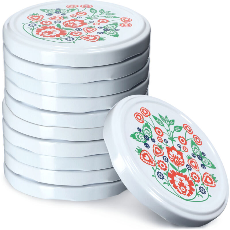 10x Glasdeckel Fi 82 Kappen Für Gläser Deckel Konserven - Kadax