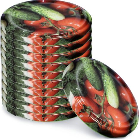 KADAX 10x Jar Caps Fi 66 Tappi per barattoli e coperchi per conserve