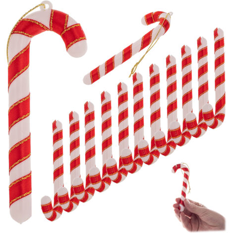 KADAX 12er Set Christbaumschmuck Zuckerstange G