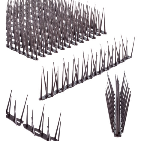 KADAX 12x Pointes Anti-Oiseaux Anti-Oiseaux Inox Haut 5,82m Coffre-fort