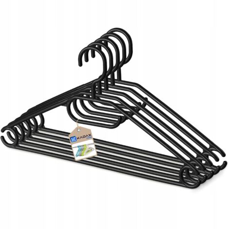 40 Mollette In Plastica Per Grucce - Clip Antiscivolo Per Appendere Vestiti, Asciugamani, Nero - Foto 2