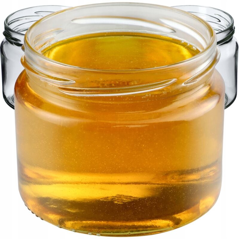 Kadax - 50x Pot en Verre 330ml Bocaux de Confiture Confitures de Miel