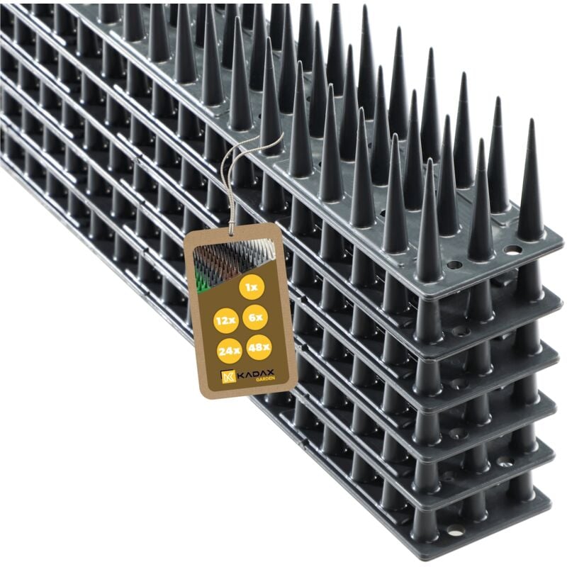 Kadax - 6x Pointes à Oiseaux Pigeons Contre Oiseaux Dense Haute Forte 3,06 m