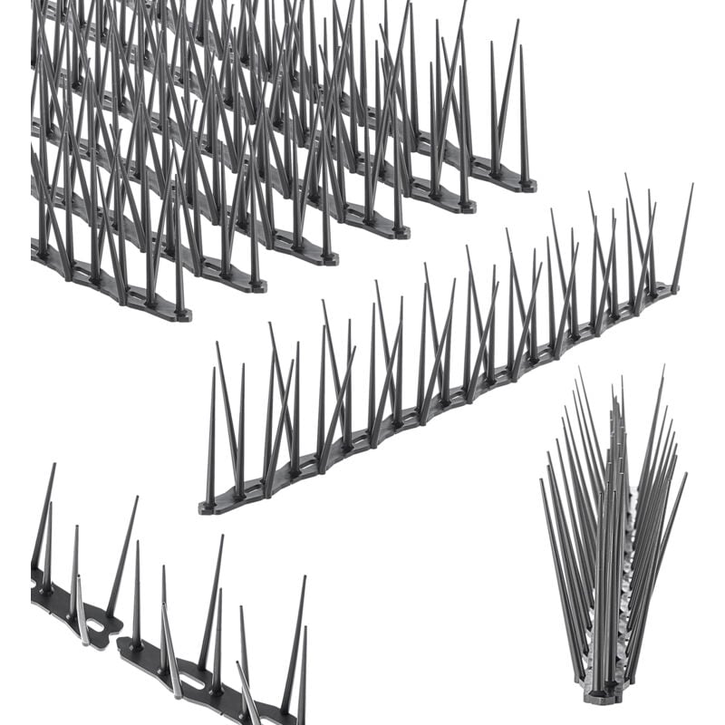 Kadax - 6x Pointes Anti-Oiseaux Anti-Oiseaux Inox Haut 2,91m Coffre-fort