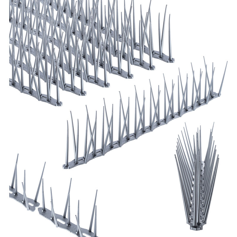 Kadax - 6x Pointes Anti-Oiseaux Anti-Oiseaux Inox Haut 2,91m Coffre-fort