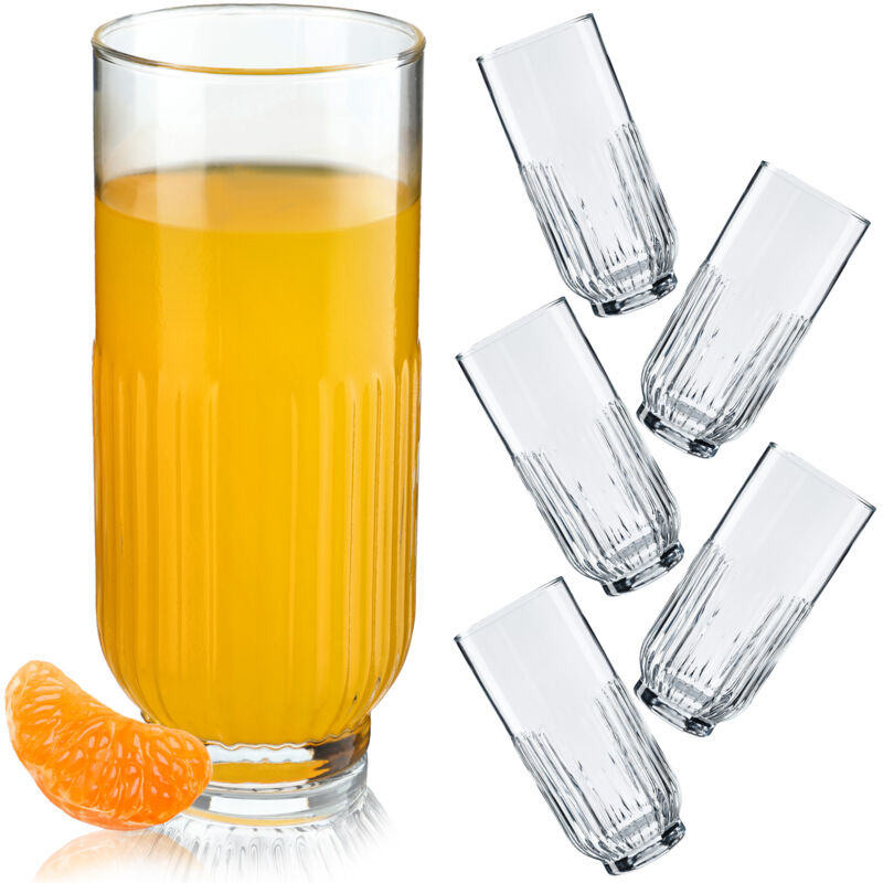 6x Trinkgläser 395ml - Kadax