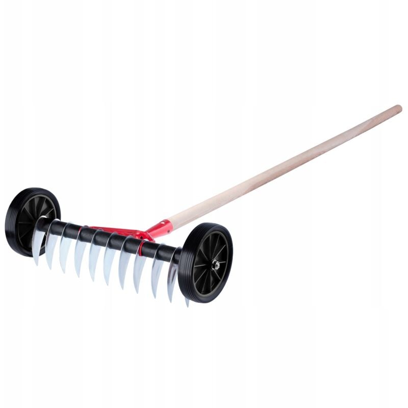 Aérateur Scarificateur manuel pour gazon sur roues Arbre d'aération - Kadax