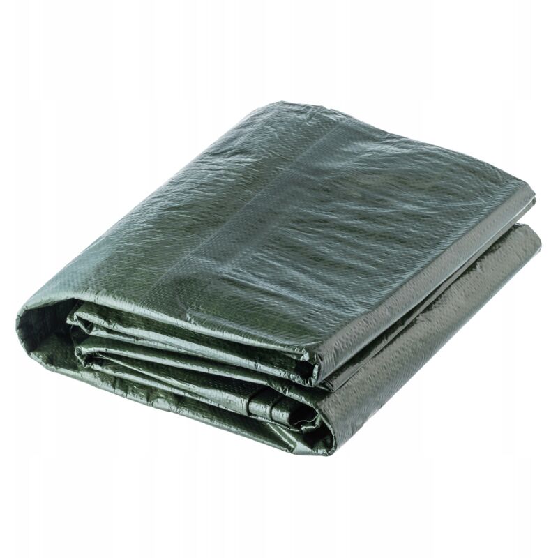 Kadax - Bâche Imperméable en Polyéthylène et Polypropylène 90g/m2, Bache de Protection Robuste avec Oeillets en Métal Résistant (Vert, 5 x 6 m)