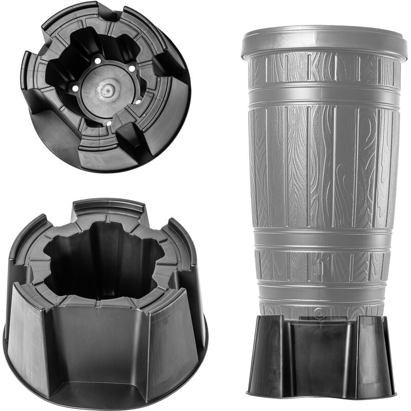 Base pour Réservoir d'Eau de Pluie, Baril d'Eau, Douche de Pluie pour Jardin 60cm - Kadax